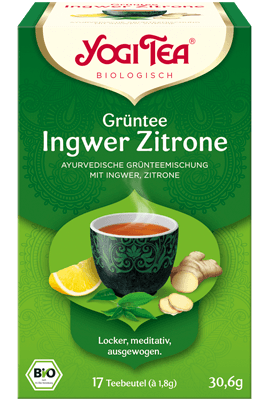 Grüntee Ingwer Zitrone (Yogi Tea)